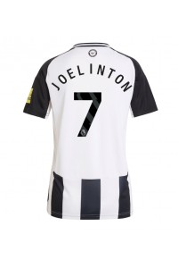 Newcastle United Joelinton #7 Voetbaltruitje Thuis tenue Dames 2024-25 Korte Mouw